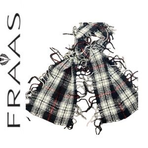 Plaid Fringe Scarf V. Fraas